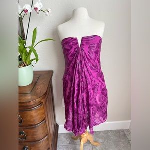 Nicole Miller Strapless Dress Size 8